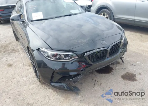 2020 BMW M2 Competition z USA, uszkodzony, nr VIN WBS2U7C01L7E56212